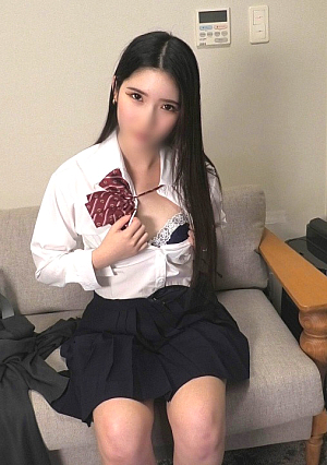 [Super close-up pussy cuppa~] Neat and clean black hair long uniform Fair skin and smooth long limbs ♡ Obedient de M natural pussy hair pussy anal open up natural pubic hair / small clitoris / beautiful butt / labia without dark spots / super close-up view
