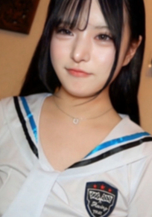 [No] A white-skinned, beautiful-skinned, dark-haired gal with white sailor and slutty explosion ⤴Fair-skinned women are the best, and they're cumming inside *Bonus High quality