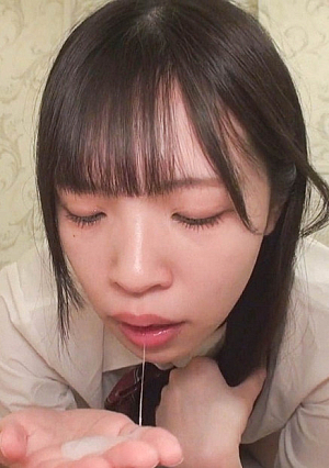 [Uncensored] Idol-faced, clean, long black hair [19 years old] Soothing erotic blowjob!!