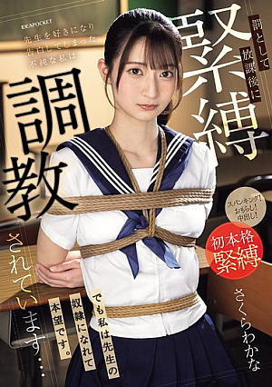 I Fell In Love With My Teacher And Confessed My Feelings To Him, So As Punishment I Am Being Tied Up And Trained After School... But I Am Happy To Be His Slave. Wakana Sakura