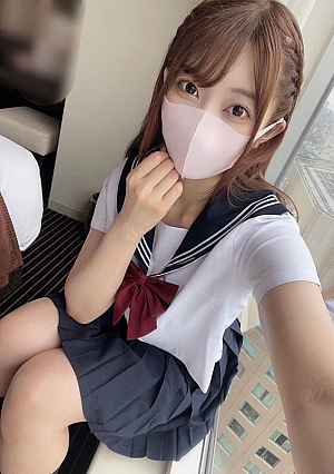 [G-cup beauty] Mai-chan's friend Mei-chan is a sailor for the first time and swallows cum for the first time in her life.