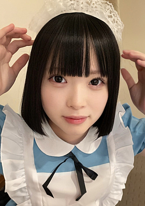 [Voice fetish must-see] Long-awaited 3P ♡ Two simultaneous blowjobs with her cute face ♡ I made Yuna-chan in a bunny costume feel so good