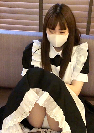 [EP8] [No] A 19-year-old beautiful woman in her first year of college, anal development service SEX in a neat maid outfit (personal photography)