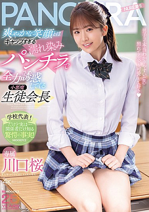 Sakura Kawaguchi, The Devilish Student Council President, Seduces You With Her Refreshing Smile And Wet Panty Shots That Are A Stark Contrast To Her Usual Self.