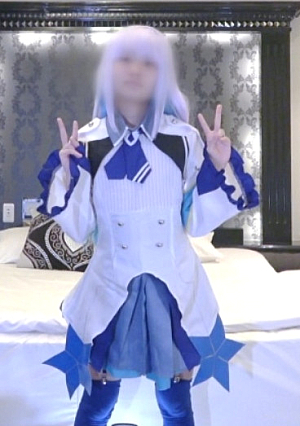 Fumifumi counterattacked in Meskirize-sama costume (*´ω｀*\) I asked Kujira-chan, a slender and big chested girl who loves sex