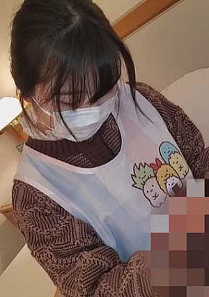 From April support for a girl with a 147 cm F cup nursery teacher during educational training 100 New Year support specials