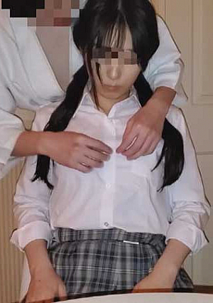 Individual shooting Prefectural general course Cool beauty of black hair pigtails Gonzo that stains a beautiful face with sperm