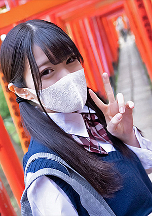 New cinema style Limited number Uncensored Twin-tailed beautiful girl and college pass prayer date I love her too much Creampie in a pure white body