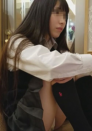 Individual shooting Private girls school Gonzo black hair girl sister cool beauty