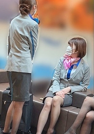 Special Commemorative Work [Airport Voyeur] [Beautiful Leg Triple R**e] Goddess of the Sky