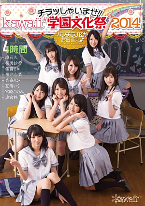 Give Us A Look!! Kawaii* School Festival 2014, Panty-Shot Schoolgirls Will Come Out To Meet You! [Uncensored L**ked]