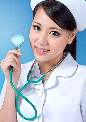 Shaved-Pussy Nurse