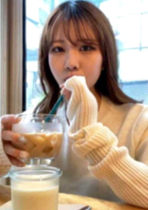 51-2 A petite sister-like beauty shows her face and after a service date she treats it twice with her hands and inside her vagina Careful cleaning