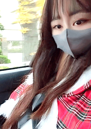 Christmas date with a slim teenage cat-faced girl Dressed in Santa costume and taken around in a car and given a vaginal cum shot on the holy night Merikri