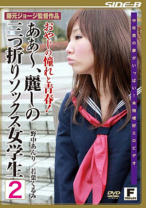 Youth And Longing For My Father! 2 Tri-Fold Schoolgirl Socks - Oh, The Beautiful