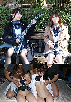 Two girls in band 5P [Uncensored L**ked]