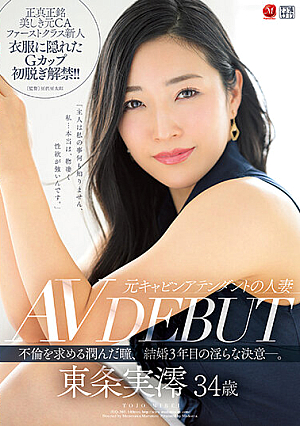 Former Cabin Attendant Married Woman Tojo Minami 34 Years Old AV DEBUT Eyes Seeking Infidelity, Indecent Determination After 3 Years Of Marriage. [English Subtitle]