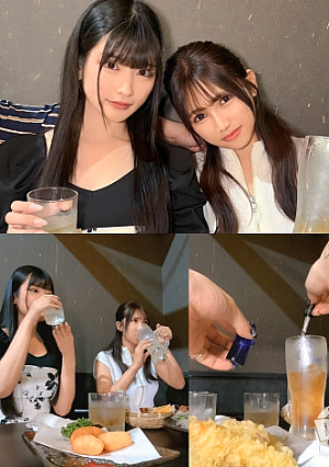 [Orgy] Fierce G-cup Nana squirting squirts while sleeping & G-cup Sakura who continues to unconsciously seduce with her fair skin