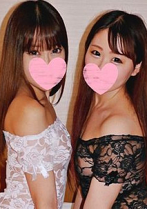 ★ Super hot 3P ☆ Creampie orgy with two top-quality girls ♥ Miya-chan & Yukino-chan ☆ Intense lesbian play between two bewitching people ♥ Dangerous double blowjob to**ure ♥ To**ure fight I can't stand it at the end Creampie ejaculation ♥