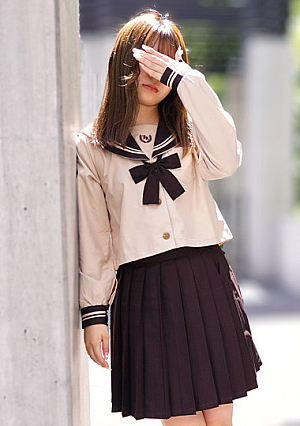 The School Uniform: Nice service girl who even swallows cum