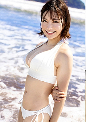 [Neat and clean female announcer] A 27-year-old young wife with a short cut who looks like Natsumi. Escapes to the summer sea with her cheating partner. The best cheating creampie sex with the best married woman with a beautiful face and beautiful voice [Summer memories...]