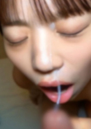 [No] Her baby face is crazy~ Her cute face with her eyes and cums on her face, she has a lot of facial cumshots, and despite her innocent appearance, she loves erotic things facial cumshots and creampie⤴ *Bonus high quality