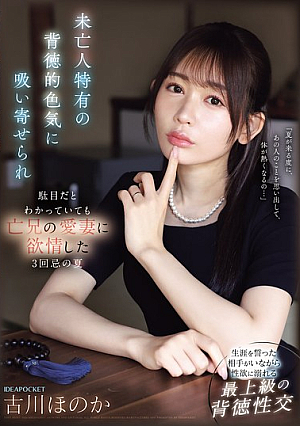 I Was Drawn To The Immoral Sex Appeal Of A Widow, And Even Though I Knew It Was Wrong, I Found Myself Lusting After My Late Brother's Beloved Wife On The Third Anniversary Of His Death. Honoka Furukawa