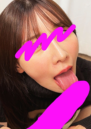 Ejaculation with a deep blowjob while staring at her eyes that are about to be sucked in [Pacifier No. 54]