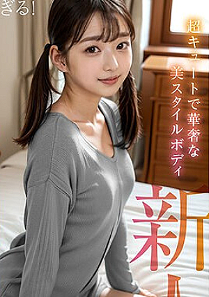 [Newcomer AI] Orthodox beautiful girl star, twin-tailed angel, a baby-faced, small-breasted girl with a lingering face, Morishita Hikaru [Uncensored L**ked]