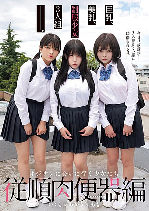 Big Breasts, Beautiful Breasts, Three Girls In Uniforms - Girls Who Go To Meet An Old Man, Obedient Meat Toilet Edition, Akari & Amo & Ikura [Uncensored L**ked]