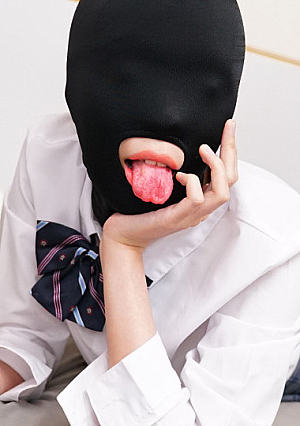 The School Uniform: Small pussy girl's body became erogenous zone with a masochistic mask