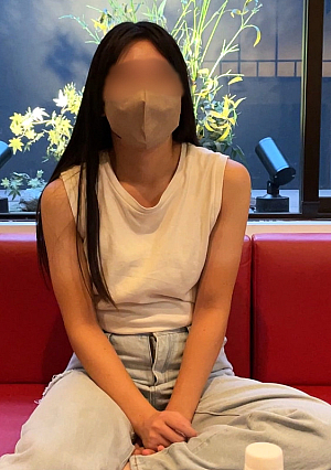 [Finally last] Beautiful black-haired office worker, 24 years old, has been known for her weak side, and she is full of sweat and gets masturbated by a cock, and she is creampied.
