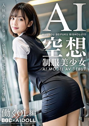 Fantasy Uniformed Beautiful Girl AI MODEL AV DEBUT Working Office Lady Edition