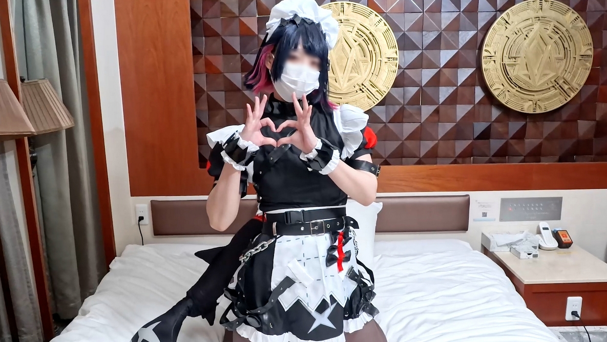 [Not/Number of copies] En, who is always a salty person, only serves her when she's having sex, becomes an obedient maid. A real-life girl with big breasts and big butts cums and cums in a creampie sex video