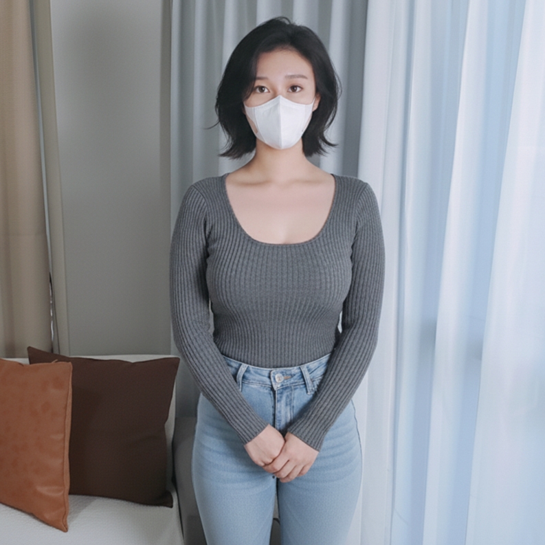 Local 〇 student H cup big breasts Misora ​​(19\) titty fuck practice ♡ Slender beautiful butt twitching mouth and stomach sticky sperm bukkake practical lesson