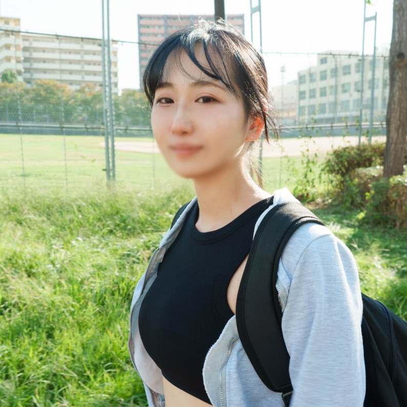 [Continued] Celebrating with a big cock for winning the track and field club's Musume Running competition with outstanding sensitivity and personality. SEX.