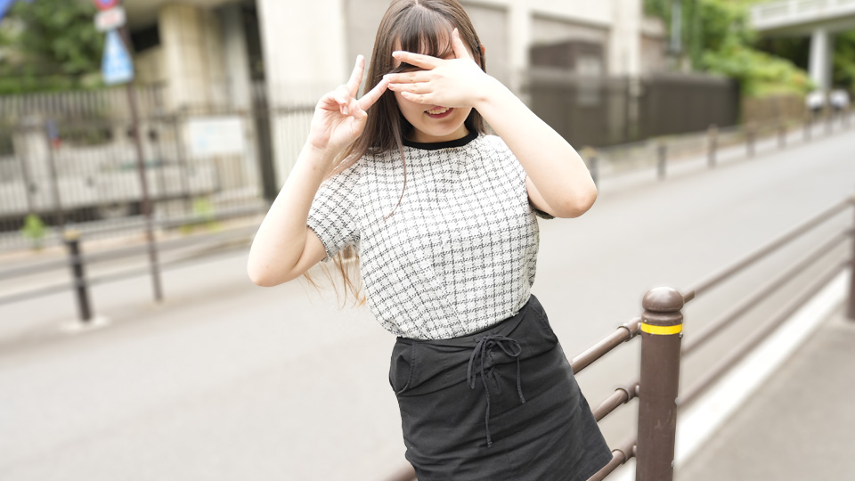 A veteran girl sticks out her tongue and makes a peace sign