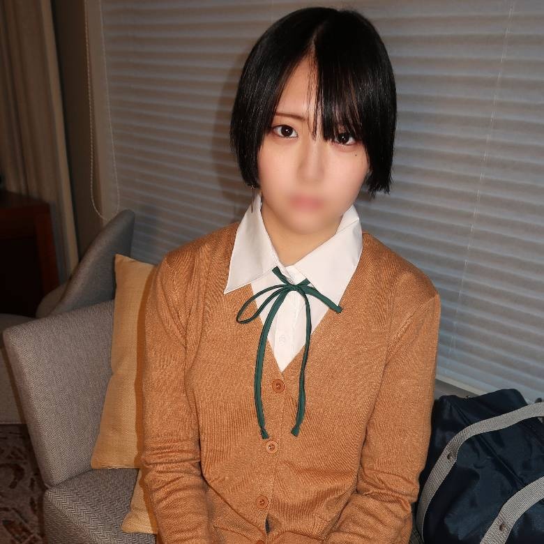 Uncensored black hair, short bob, E cup, immoral, fleeting 18 panting voice, cute AFTERclass individual shot, with the rubber removed and raw insertion, my reason flew away - I had a rich creampie