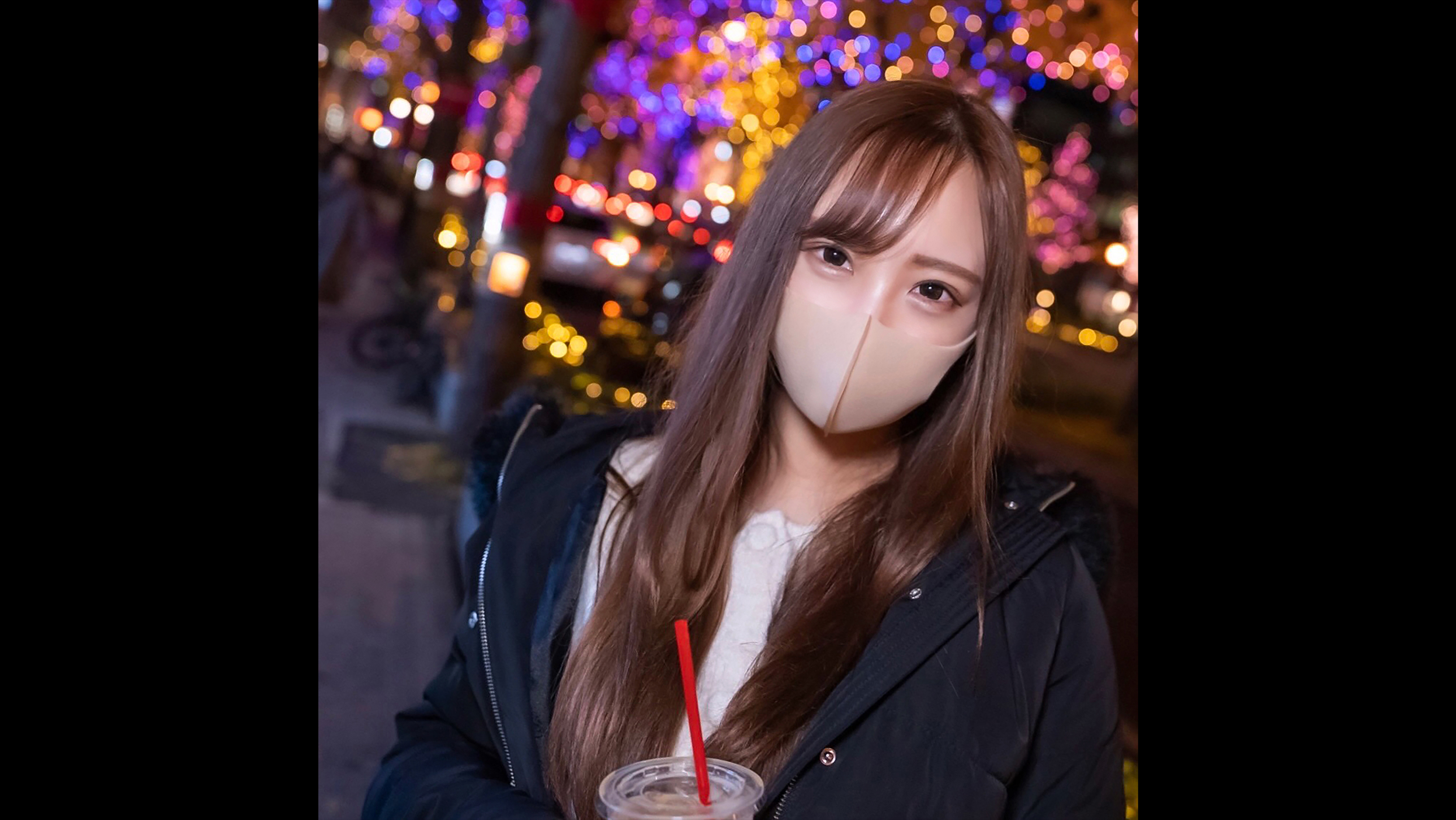 First shot New cinema style Limited number Uncensored A cheeky female college student and a twilight date showing the cityscape in the evening I love the lonely expression somewhere and two vaginal cum shot feature