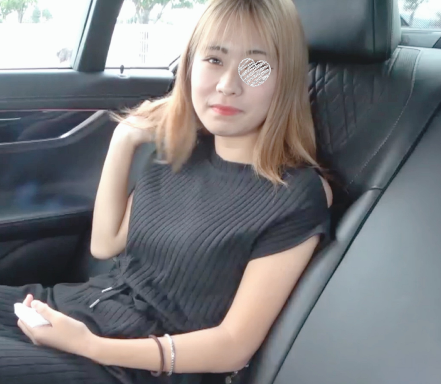 She has a transparent feeling