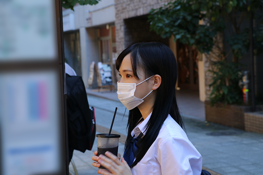 A memorandum of a certain man Chibi uniform woman
