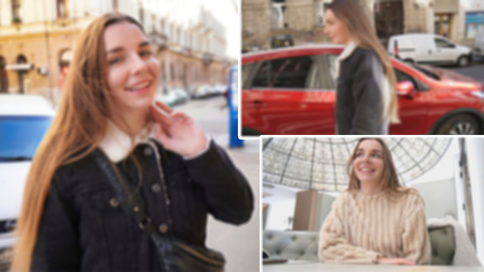 Explosive beauty first shot Angelic smile Smooth blonde slender beauty Originally it was a nude model but this time the first Gonzo in the world is the cutest compared to our company Discount until 613