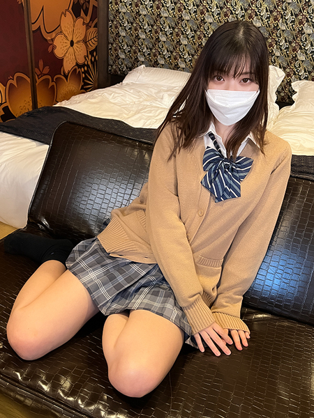 Limited time only J-kei 3P Pink nipples E-cup beautiful busty girl 18 Two dicks combined into a different life Pies and creampie