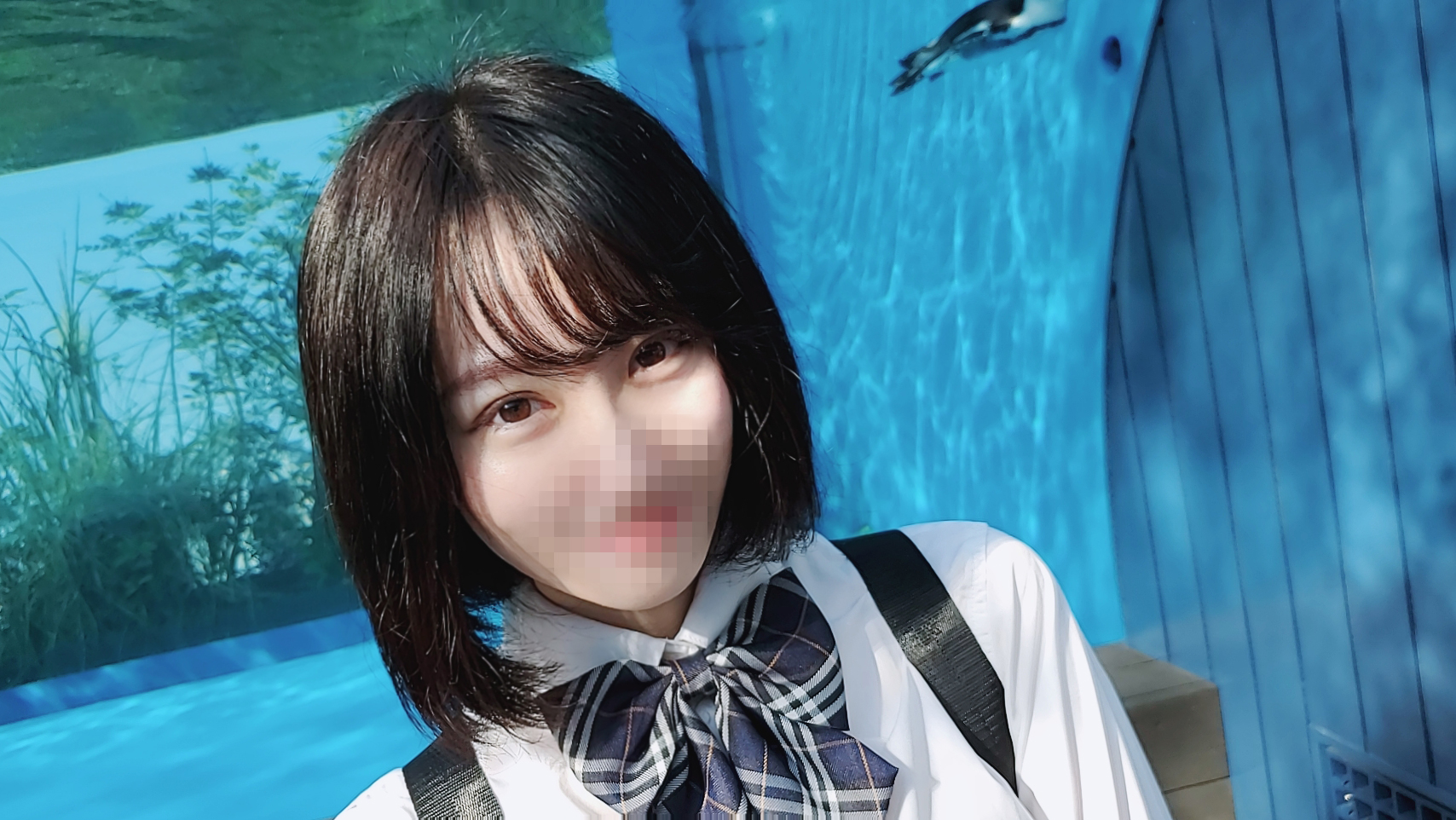 First shooting complete appearance Uncensored Orthodox beautiful girl who goes to a private young lady school Creampie twice in a pure body of 18 years old who does not know dirt feature