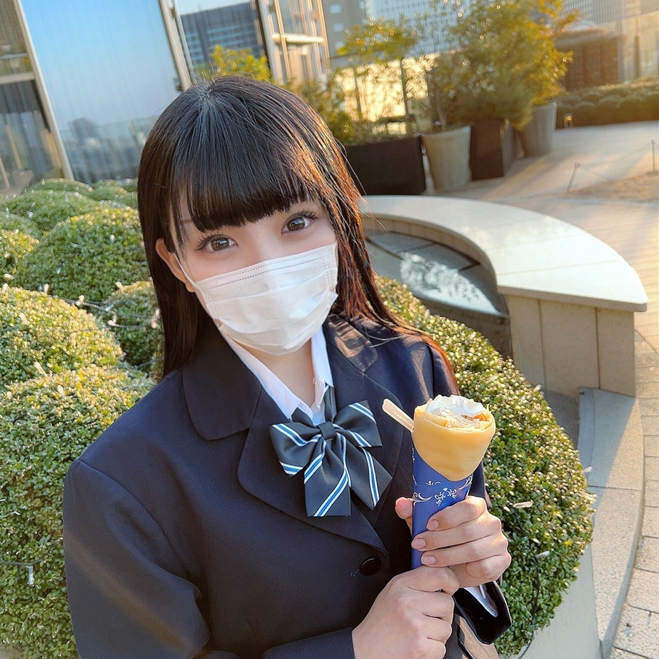 First shot Call a small devil girl student like a young lady after school Life guidance Excited by a fair-skinned sensitive body that is not young first vaginal cum shot