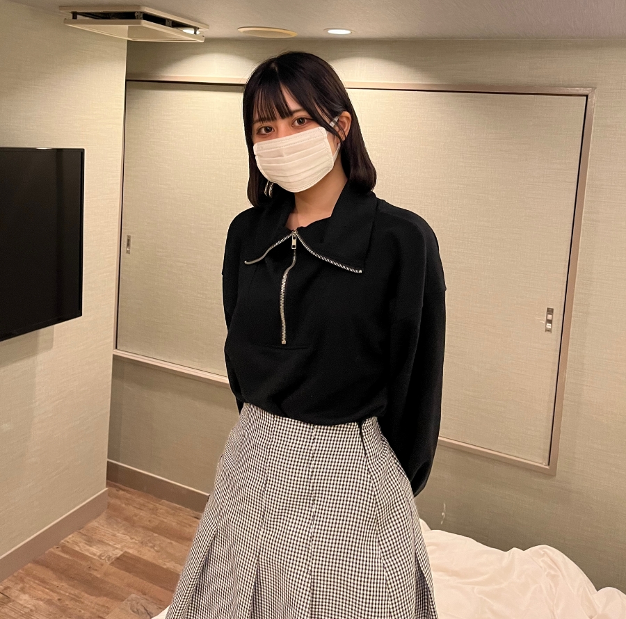 18-year-old naive beautiful girl Rana-chan and a vaginal cum shot outside the promise