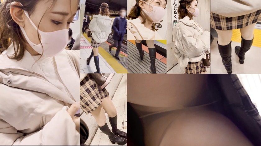[I found a miniskirt defenseless beauty T-chan swinging around with a lascivious ass in the station yard] Because I got on the train, I got on the inside of the skirt. Invades at a later date while doing nasty things, cum shot and facial cumshots with sleep r**e [Underwear voyeur / daily voyeur / home invasion / sleep r**e]