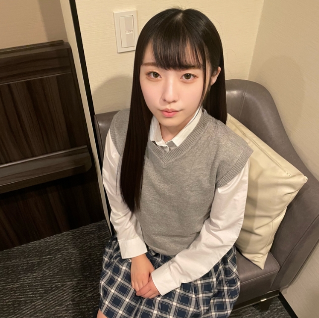 As a result of hitting the fragile beautiful girl Mirai-chan with her neck ekiben vaginal cum shot and sexual desire of an adult sperm drips from a small dick