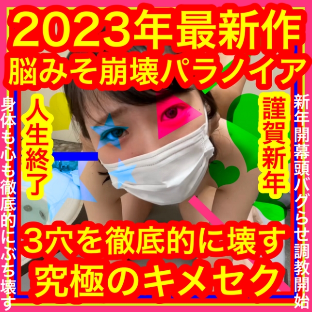 Latest work in 2023 Brain collapse paranoia Ultimate texture x sex that thoroughly destroys 3 holes exposure diary neo