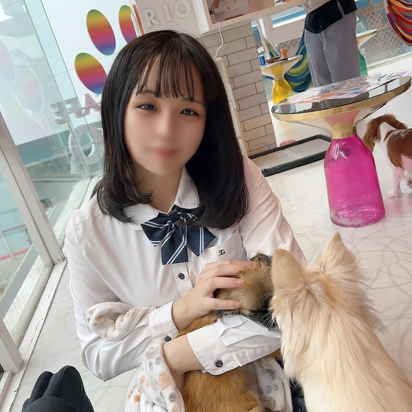 Even though the teacher was always kind she lured a dog-loving girl into a shrine and lured her into an outdoor obscenity